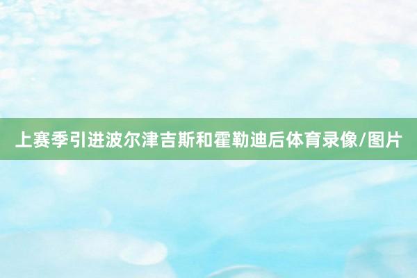 上赛季引进波尔津吉斯和霍勒迪后体育录像/图片