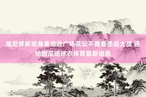 维尼修斯现身麦迪逊广场花坛不雅看圣诞大战 还给甜瓜送球衣体育最新信息