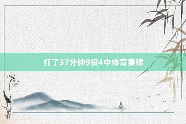 打了37分钟9投4中体育集锦