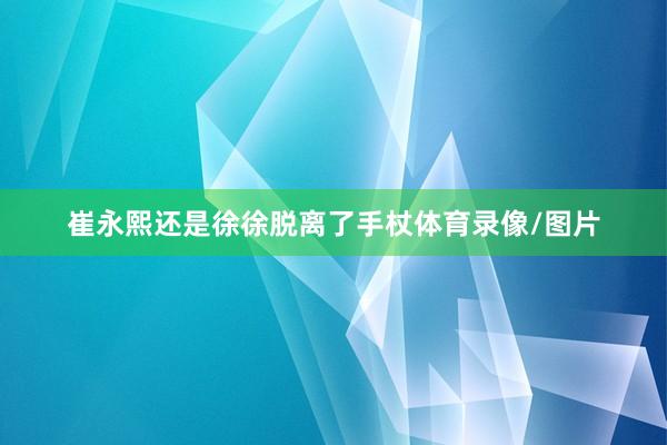 崔永熙还是徐徐脱离了手杖体育录像/图片